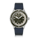 1956 Marine by AV86 vintage-inspired diver with sapphire crystal, rotating bezel, and navy leather strap in Scandinavian design