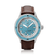 1956 Marine by AV86 vintage-inspired diver with sapphire crystal, compass bezel, and brown leather strap