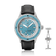 1956 Marine by AV86 vintage-inspired diver with sapphire crystal, rotating bezel, and black leather strap in minimalist Scandinavian design