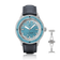 1956 Marine by AV86 vintage-inspired diver with sapphire crystal, compass bezel, and black leather strap