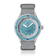 1956 Marine by AV86 vintage-inspired diver with sapphire crystal, rotating bezel, textured fabric strap, and bold markers