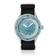 1956 Marine by AV86 vintage-inspired diver with sapphire crystal, rotating bezel, and black fabric strap