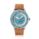 1956 Marine by AV86 vintage-inspired diver with sapphire crystal, rotating bezel, and tan leather strap