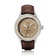 1956 Marine Automatic, Steel / Sand with vintage-inspired dial, stainless steel case, and brown leather strap by AV86 luxury timepiece