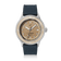 1956 Marine Automatic, Steel / Sand from AV86 featuring a vintage-inspired dial, rotating bezel, and textured rubber strap