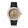 1956 Marine Automatic, Steel / Sand vintage-inspired luxury timepiece by AV86 with sand dial and black textured strap