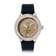 1956 Marine Automatic, Steel / Sand with a sand-colored dial, stainless steel case, and textured black strap by AV86 vintage-inspired watch