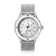 1956 Marine by AV86 vintage-inspired diver watch with sapphire crystal, unidirectional bezel, and stainless steel mesh bracelet strap