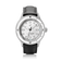 1956 Marine by AV86 vintage-inspired diver with sapphire crystal, rotating bezel, and black leather strap with textured finish
