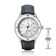 1956 Marine by AV86 vintage-inspired diver watch with sapphire crystal, compass bezel, and black leather strap