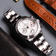 1960 Racing Chronograph by AV86 with vintage-inspired dial, sapphire crystal, tachymeter bezel, and brushed steel bracelet strap