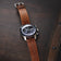 1960 Racing Chronograph by AV86 vintage-inspired luxury chronograph with sapphire crystal and perforated brown leather strap