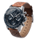 1960 Racing Chronograph by AV86 with vintage-inspired dial, sapphire crystal, tachymeter bezel, and perforated brown leather strap