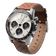 1960 Racing Chronograph by AV86 with vintage-inspired dial, tachymeter bezel, sapphire crystal, and perforated leather strap