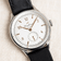 1968 Mechanical by AV86 vintage-inspired automatic watch with sapphire crystal, mechanical dial, and black leather strap