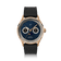 1968 Moonphase by AV86 with textured dial, moonphase complication, sapphire crystal, rose gold case, and black rubber strap