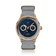 1968 Moonphase, Rose Gold / Dark Blue by AV86 luxury moonphase watch with sapphire crystal, textured dial, and woven fabric strap