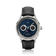 1968 Moonphase by AV86 luxury moonphase watch with sapphire crystal, textured navy dial, and black leather strap