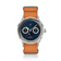1968 Moonphase by AV86 luxury moonphase watch with sapphire crystal, textured dial, and tan fabric strap in Nordic minimalist style