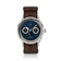 1968 Moonphase by AV86 with vintage-inspired moonphase dial, sapphire crystal, and brown textured fabric strap