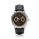 1968 Moonphase by AV86 luxury moonphase watch with sapphire crystal, vintage-inspired dial, and black leather strap