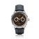 1968 Moonphase by AV86 luxury Moonphase watch with sapphire crystal, vintage-inspired dial, and black leather strap