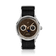 1968 Moonphase by AV86 luxury moonphase watch with sapphire crystal, textured dial, day-date subdials, and black fabric strap