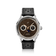 1968 Moonphase by AV86 with vintage-inspired moonphase dial, sapphire crystal, stainless steel case, and perforated black leather strap