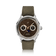 1968 Moonphase by AV86 vintage-inspired moonphase watch with sapphire crystal, textured dial, and green fabric strap