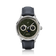 1968 Moonphase by AV86 with vintage-inspired moonphase dial, sapphire crystal, and black leather strap in Danish design style