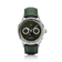 1968 Moonphase by AV86 luxury moonphase watch with sapphire crystal, textured dial, subdials, and green leather strap