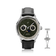 1968 Moonphase by AV86 luxury moonphase watch with textured dial, sapphire crystal, stainless steel case, and black leather strap