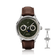 1968 Moonphase by AV86 luxury moonphase watch with sapphire crystal, textured dial, moonphase, and brown leather strap