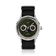 1968 Moonphase by AV86 with vintage-inspired dial, moonphase complication, sapphire crystal, and black textured fabric strap