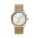 1968 Sixtyeight by AV86 vintage-inspired dress watch with sapphire crystal, gold case, mesh bracelet, and minimalist dial design