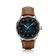 1968 Sixtyeight by AV86 vintage-inspired dress watch with sapphire crystal, sunray dial, and brown leather strap