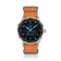 1968 Sixtyeight by AV86 vintage-inspired dress watch with sunray dial, sapphire crystal, stainless steel case, and textured fabric strap