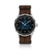 1968 Sixtyeight by AV86 vintage-inspired dress watch with sapphire crystal, sunray dial, and textured fabric strap