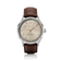 1968 Sixtyeight by AV86 vintage-inspired dress watch with champagne dial, sapphire crystal, and brown leather strap