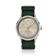 1968 Sixtyeight by AV86 vintage-inspired dress watch with sapphire crystal, subtle dial details, and textured fabric strap