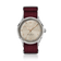 1968 Sixtyeight by AV86 vintage-inspired dress watch with sapphire crystal, textured dial, and woven fabric strap
