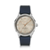 1968 Sixtyeight by AV86 vintage-inspired dress watch with champagne dial, sapphire crystal, and blue leather strap