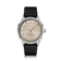 1968 Sixtyeight by AV86 vintage-inspired dress watch with sapphire crystal, champagne dial, and black leather strap