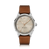 1968 Sixtyeight by AV86 vintage-inspired dress watch with sapphire crystal, minimalist dial, and brown leather strap