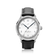1968 Sixtyeight by AV86 vintage-inspired dress watch with sapphire crystal, minimalist dial, and black leather strap