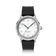 1968 Sixtyeight by AV86 vintage-inspired dress watch with sapphire crystal, stainless steel case, and textured black rubber strap