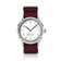 1968 Sixtyeight by AV86 vintage-inspired dress watch with sapphire crystal, minimalist dial, and textured fabric strap