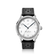 1968 Sixtyeight by AV86 vintage-inspired dress watch with sapphire crystal, minimalist dial, and perforated black leather strap