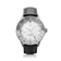 1970 Glacier GMT Automatic by AV86 luxury vintage-inspired GMT with sapphire crystal, bezel, and black leather strap