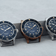 1926 Automatic, Blue Vintage by AV86 vintage-inspired diver with sapphire crystal, compass bezel, and mixed metal cases